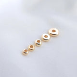 Plated True Separator Flat Loose Beads Spacers DIY Jewellery Findings