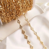 Plated True Star Heart Bracelet Necklace Link Chains DIY Jewelry Making