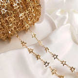 Plated True Star Heart Bracelet Necklace Link Chains DIY Jewelry Making