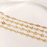 Plated True Star Heart Bracelet Necklace Link Chains DIY Jewelry Making