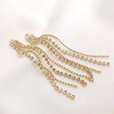 Zircon Tassel Chain Earrings Pendants DIY Jewelry Making