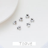 14K Gold Plated Three-Petal Flower DIY Jewelry Material