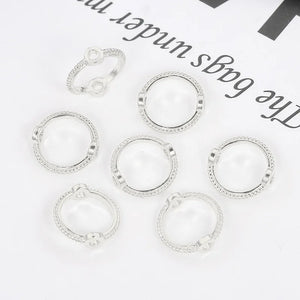 18k Mix Vintage Bead Ring Spacer Beads Cap DIY Bracelet Beads