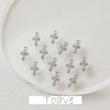Color-Preserving Zircon Crystal Pendant DIY Earrings Necklace Material