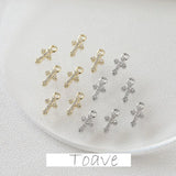 Color-Preserving Zircon Crystal Pendant DIY Earrings Necklace Material