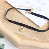 Girl Short Lace Clavicle Chain Pearl Flower Choker Necklace