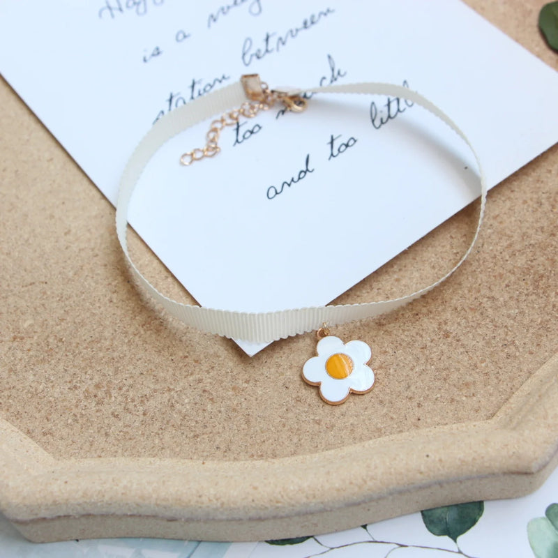 Playful Girl Choker Collar Velvet Lace Short Necklace Accessories
