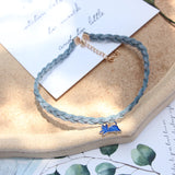 Girl Collarbone Chain Lace Pearl Choker Necklace