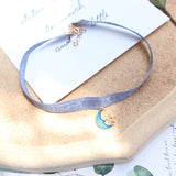 Girl Collarbone Chain Lace Pearl Choker Necklace