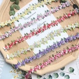 Playful Girl Embroidery Fabric Clavicle Chain Sweet Cherry Choker Necklace