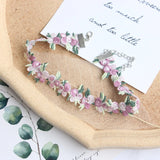 Playful Girl Embroidery Fabric Clavicle Chain Sweet Cherry Choker Necklace