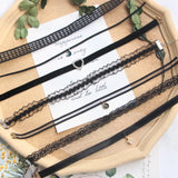 Playful Girl Short Lace Clavicle Chain Choker Necklace