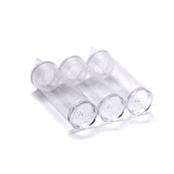 Plexiglass Tube Rice Bead Storage Box Transparent DIY Jewelry Accessories