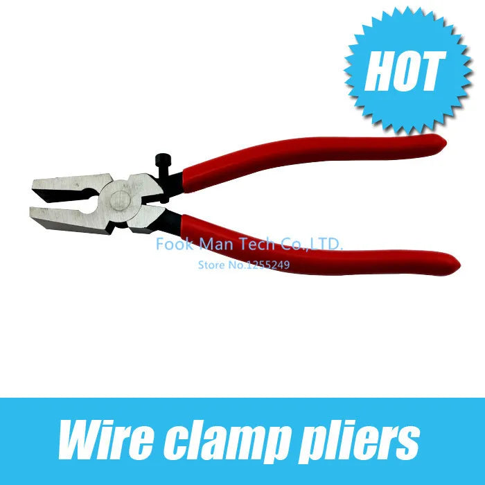 Red Handle Stainless Steel Flat Nose Pliers
