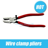 Red Handle Stainless Steel Flat Nose Pliers