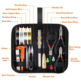 Jewelry Making Kit DIY Bracelet Necklace Tool Bag Accessories