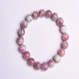 Plum Blossom Tourmaline Healing Bracelet Single Loop Crystal Bracelet