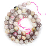 Plum Blossom Tourmaline Round Loose Beads 6/8/10MM