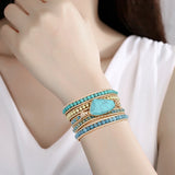 Third Eye Chakra Wrap Bracelet December Birthstone