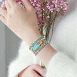 Third Eye Chakra Wrap Bracelet December Birthstone