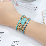 Third Eye Chakra Wrap Bracelet December Birthstone