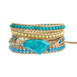 Third Eye Chakra Wrap Bracelet December Birthstone