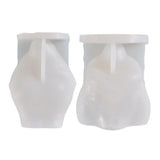 3D Plump Woman Candle Silicone Mold Pregnant Shy Lady Soap Aroma Home Decor