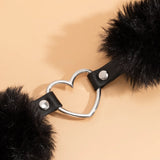 Heart Choker Necklace Women Short Chain Vintage Jewelry