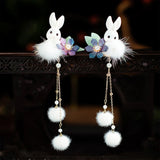 Rabbit Shaped Bute Hair Clips For Women