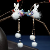 Rabbit Shaped Bute Hair Clips For Women