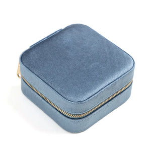 Velvet Small Jewelry Box Necklace Ring Earrings Storage Organizer