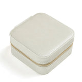 Plush Velvet Jewelry Box Necklace Ring Storage Organizer