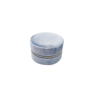 Plush Velvet Jewelry Box Necklace Ring Organizer