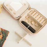 Plush Velvet Small Jewelry Box Necklace Ring Storage