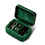 Plush Velvet Travel Jewelry Organizer