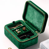 Plush Velvet Travel Jewelry Organizer