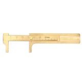 Mini Pocket Brass Caliper 0-60mm Single Scale Handy Caliper for Bead Wire Rings