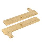 Mini Pocket Brass Caliper 0-60mm Single Scale Handy Caliper for Bead Wire Rings