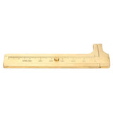 Mini Pocket Brass Caliper 0-60mm Single Scale Handy Caliper for Bead Wire Rings