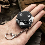 Pocket Fold Mini Coin Screwdriver Keyring Keychain Opener Small Tool