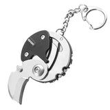 Pocket Fold Mini Coin Screwdriver Keychain Tool