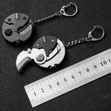 Pocket Fold Mini Coin Screwdriver Keychain Tool