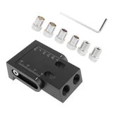 Pocket Hole Jig Kit Drill Locator Oblique Hole Holder Kit