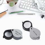 Pocket Jewelry Loupe 30x 21mm Magnifying Glass Portable for Jewelry Coins Stamps