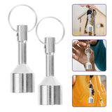 Pocket Magnet Key Keychains Tester Jewelry Magnetic Holder Silver Jewellery