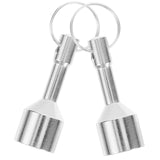 Pocket Magnet Key Keychains Tester Jewelry Magnetic Holder Silver Jewellery