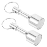Pocket Magnet Key Keychains Tester Jewelry Magnetic Holder Silver Jewellery