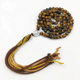 Tiger's Eye Tasbih 99 Beads for Ramadan Eid Mubarak