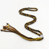 Tiger's Eye Tasbih 99 Beads for Ramadan Eid Mubarak