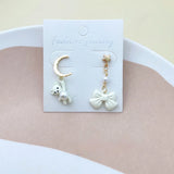 Pearl Spray Paint Bear Pendant DIY Earring Material Girl Jewelry Accessories